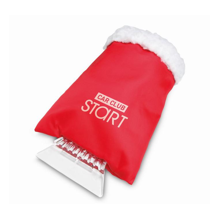 Curățitor de gheață cu mănușă WARMIX Roșu