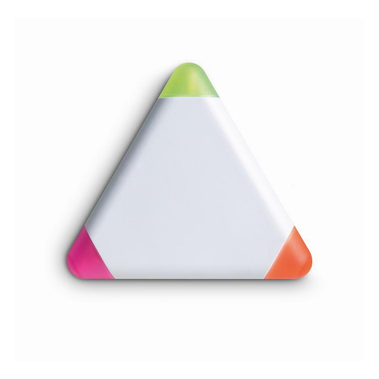 Evidențiator triunghiular TRIANGULO Alb
