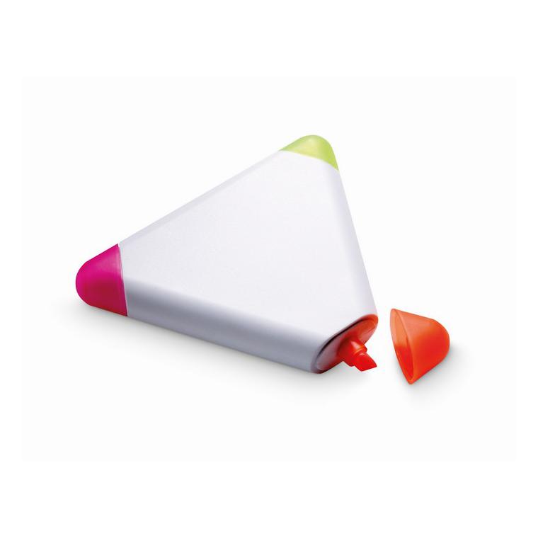 Evidențiator triunghiular TRIANGULO Alb