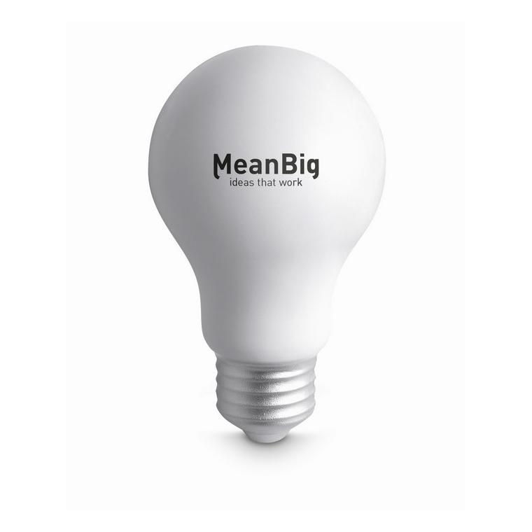 Jucărie anti-stress / bec LIGHT Alb