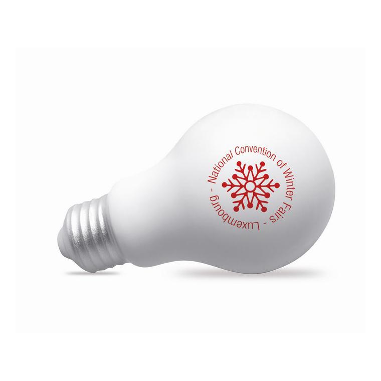Jucărie anti-stress / bec LIGHT Alb