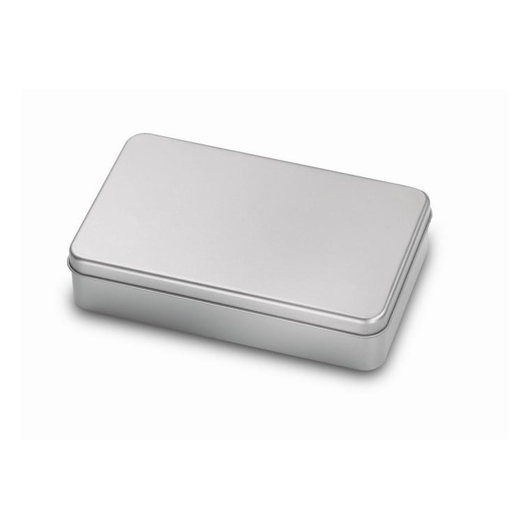 Set vin în cutie metalică WINORY Argintiu mat