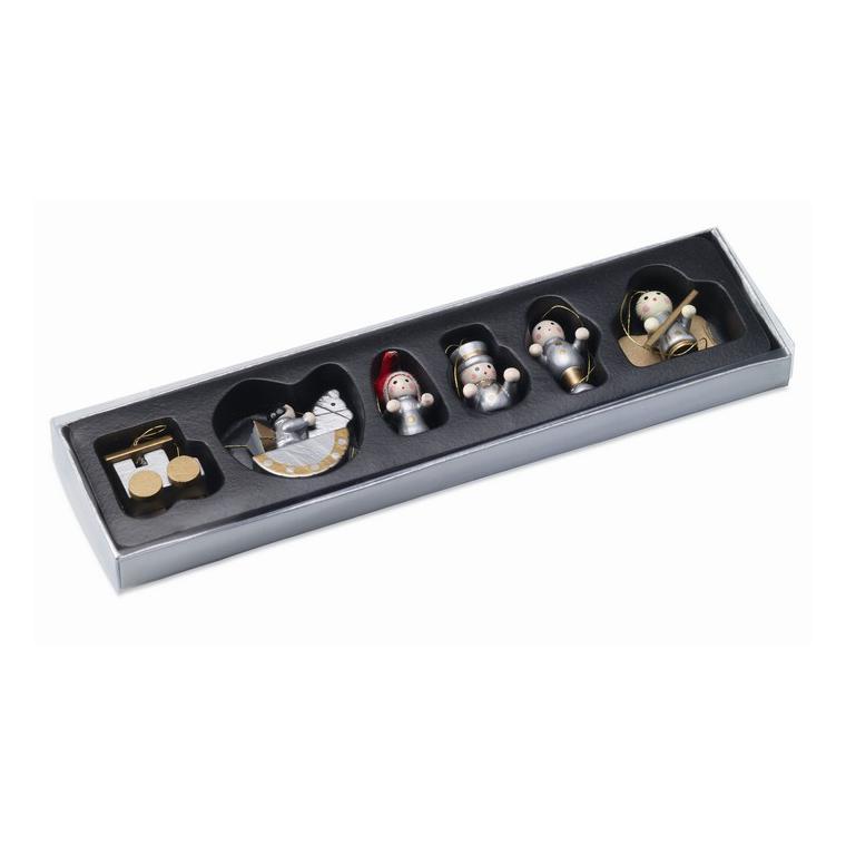 Set 6 decorațiuni de Crăciun HELSINBORG Multicolor