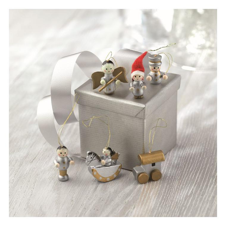 Set 6 decorațiuni de Crăciun HELSINBORG Multicolor