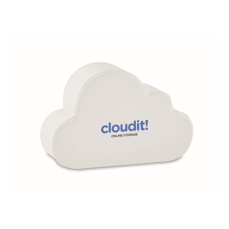 Anti-stress în formă de nor CLOUDY Alb