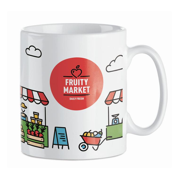 Cană pentru sublimare 300ml SUBLIM Alb