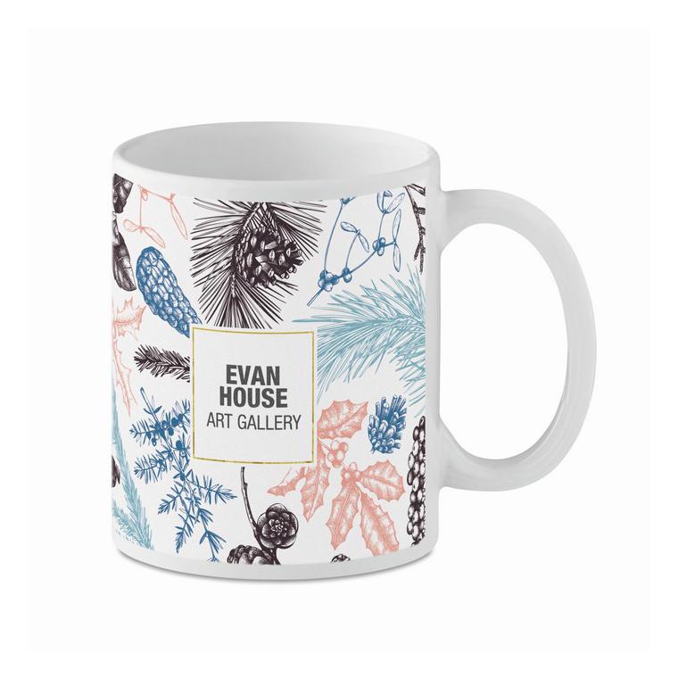 Cană pentru sublimare 300ml SUBLIM Alb