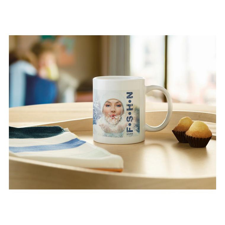 Cană pentru sublimare 300ml SUBLIM Alb