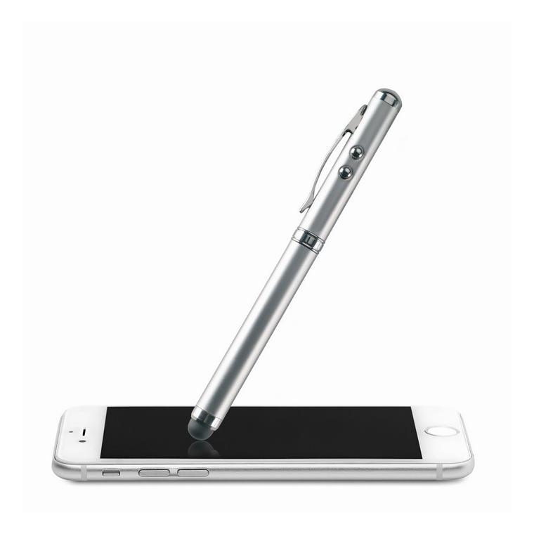 Pix laser şi vârf touch screen TRIOLUX Argintiu mat
