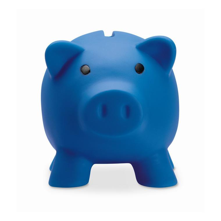 Pușculiță în formă de porcușor SOFTCO Albastru