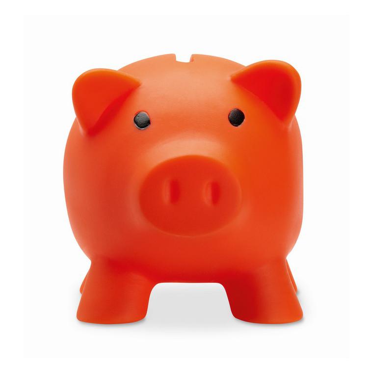 Pușculiță în formă de porcușor SOFTCO Portocaliu