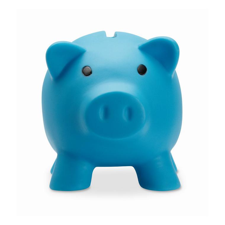 Pușculiță în formă de porcușor SOFTCO Turquoise