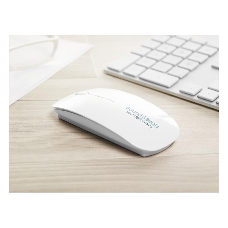 Mouse fără fir CURVY Alb