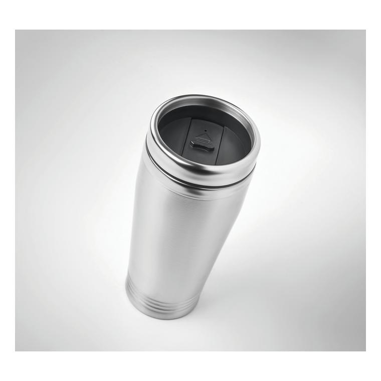 Cană cu perete dublu 400ml RODEODRIVE Argintiu mat