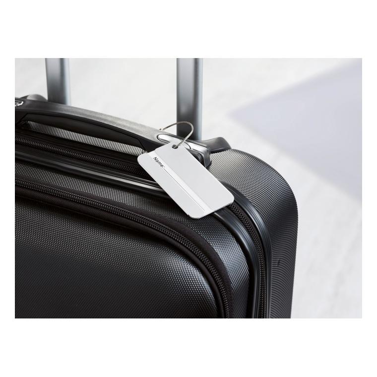 Etichetă pentru valiză TAGGY Argintiu mat