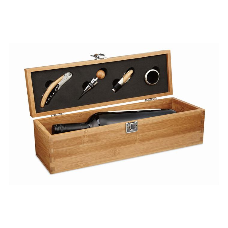 Cutie pentru sticlă de vin TARDOR Natur