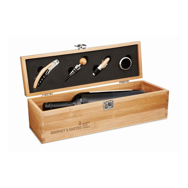 Cutie pentru sticlă de vin TARDOR Natur