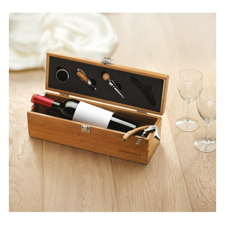 Cutie pentru sticlă de vin TARDOR Natur