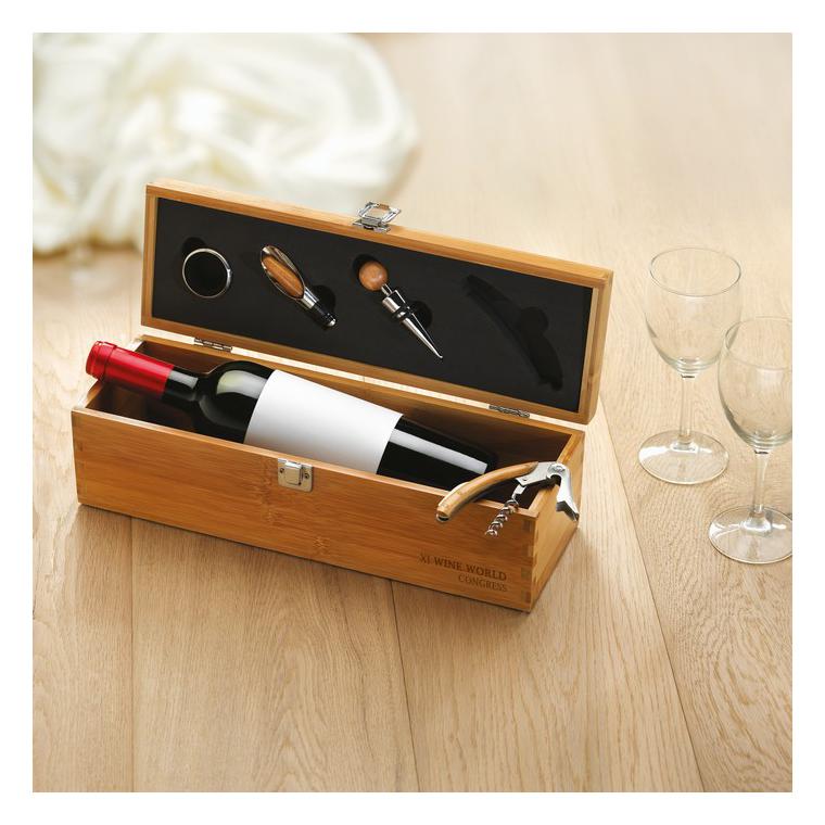 Cutie pentru sticlă de vin TARDOR Natur