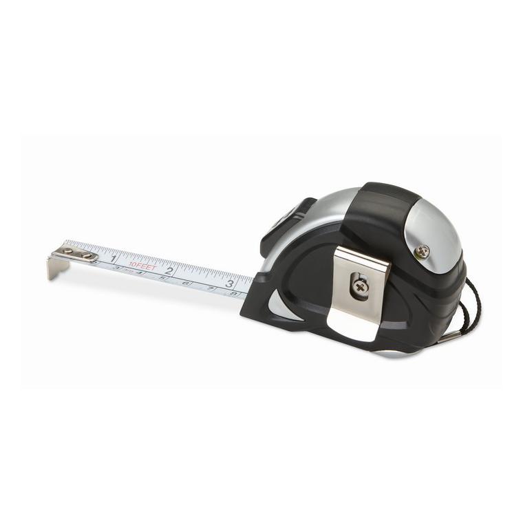 Metru 3 m DAVID Negru