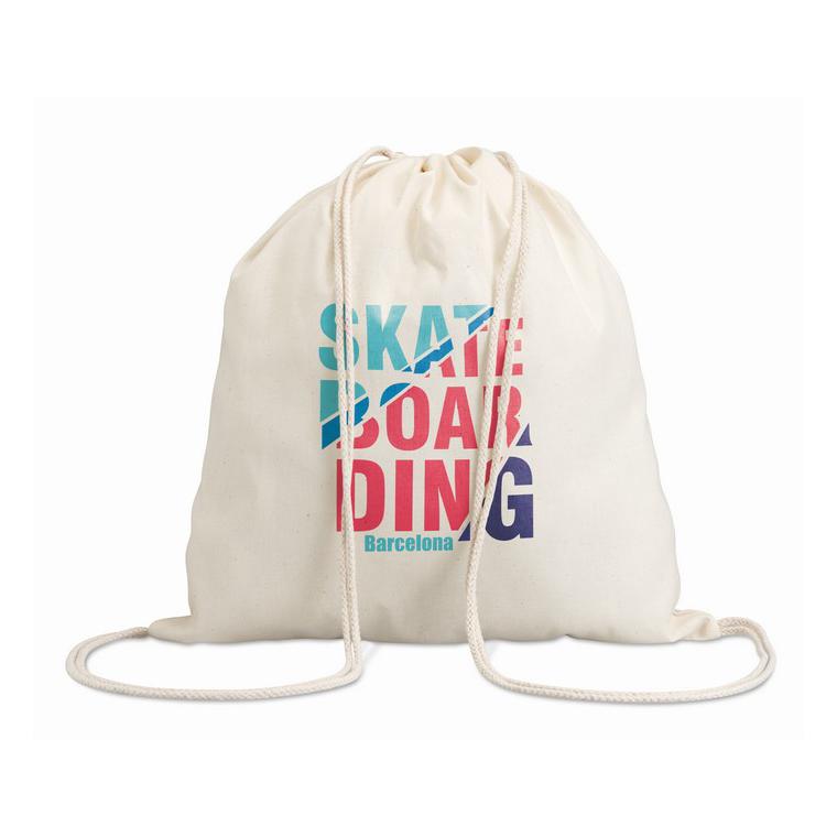 Geantă în dungi HUNDRED Bej