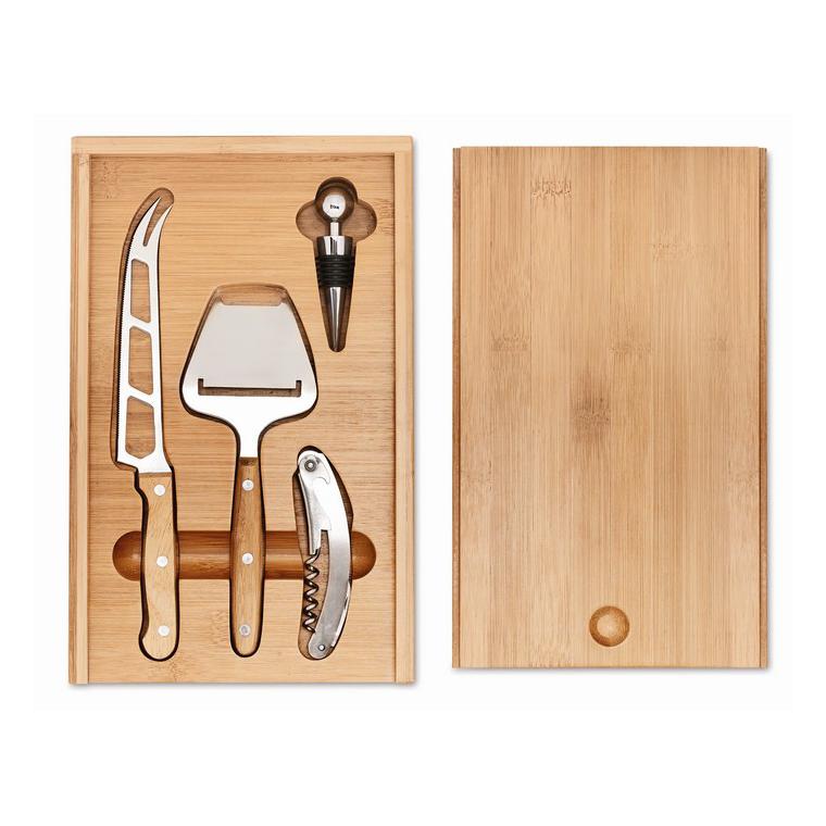 Set de vin și brânzeturi WINE&CHEESE Natur