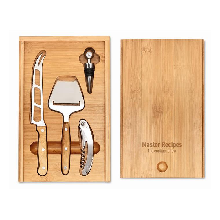 Set de vin și brânzeturi WINE&CHEESE Natur