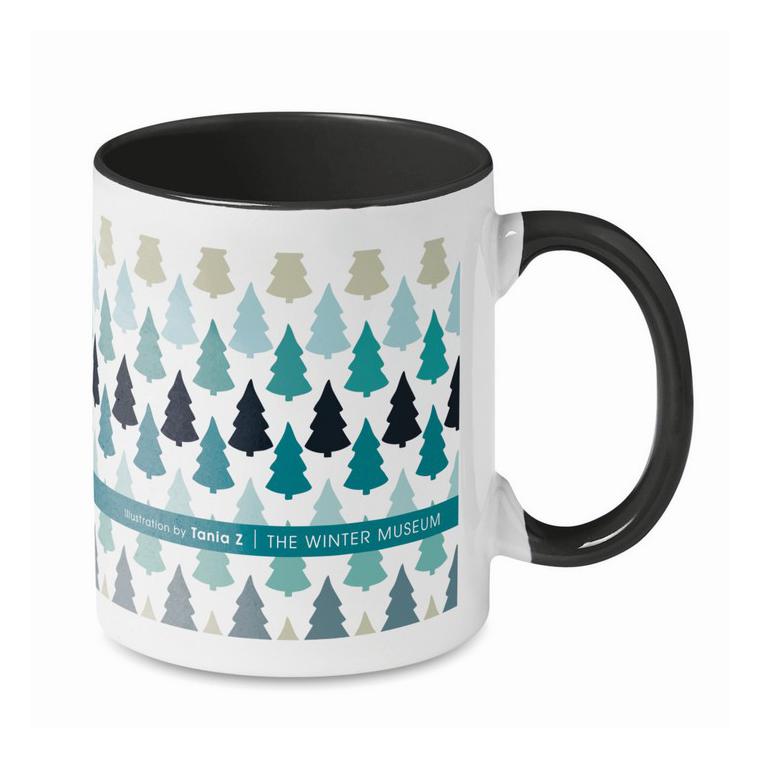 Cană colorată pentru sublimare SUBLIMCOLY Negru