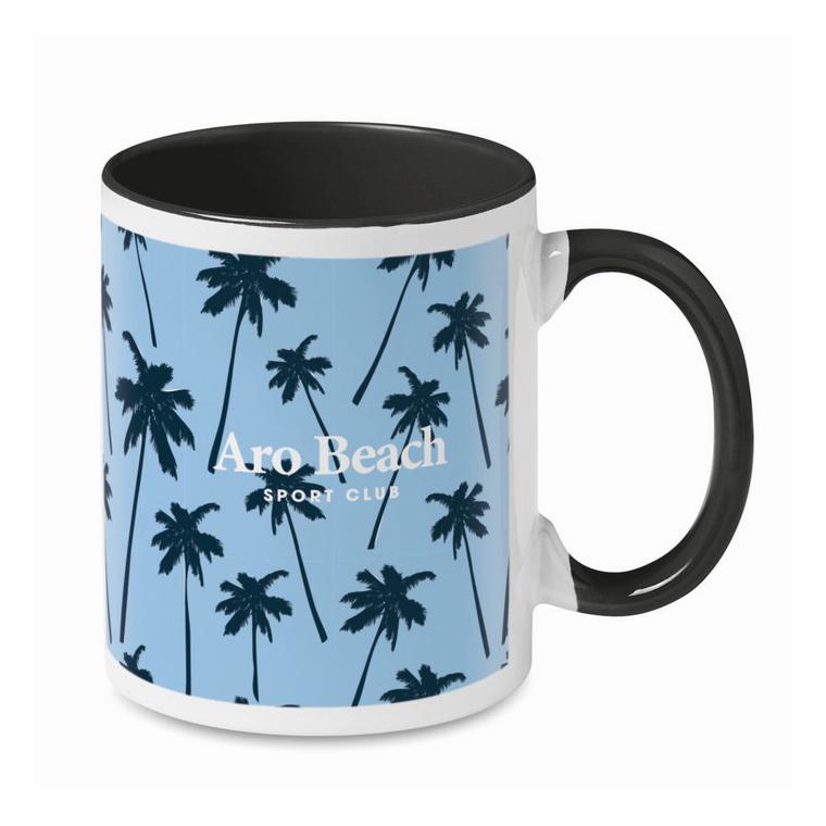 Cană colorată pentru sublimare SUBLIMCOLY Negru