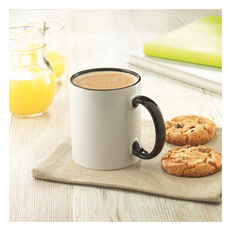 Cană colorată pentru sublimare SUBLIMCOLY Negru