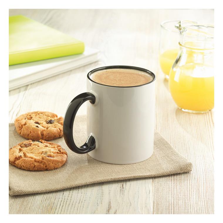 Cană colorată pentru sublimare SUBLIMCOLY Negru