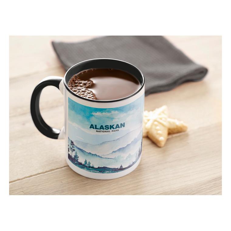 Cană colorată pentru sublimare SUBLIMCOLY Negru