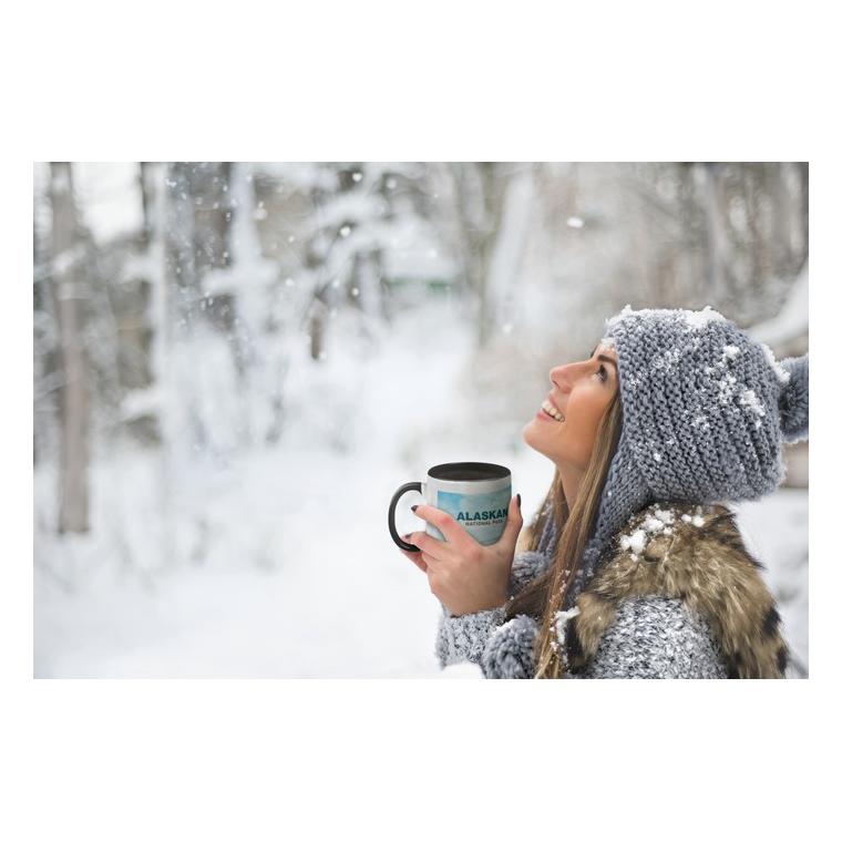 Cană colorată pentru sublimare SUBLIMCOLY Negru