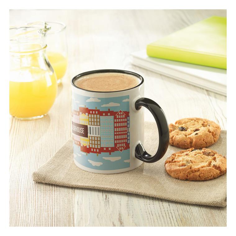 Cană colorată pentru sublimare SUBLIMCOLY Negru