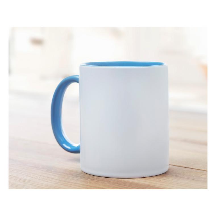 Cană colorată pentru sublimare SUBLIMCOLY Albastru