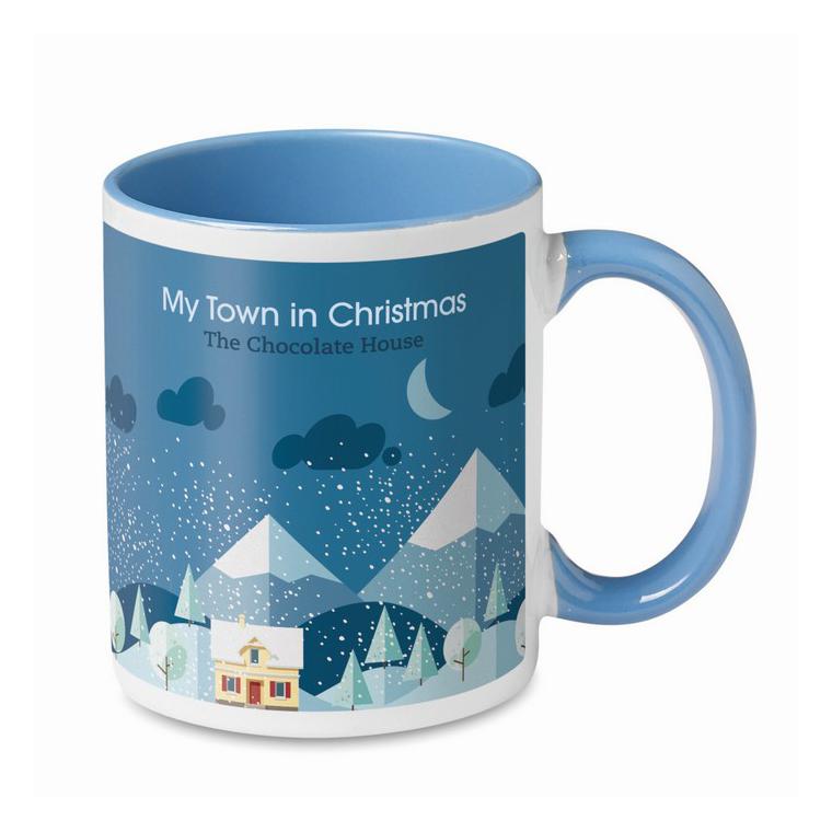 Cană colorată pentru sublimare SUBLIMCOLY Albastru