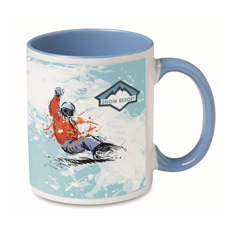 Cană colorată pentru sublimare SUBLIMCOLY Albastru