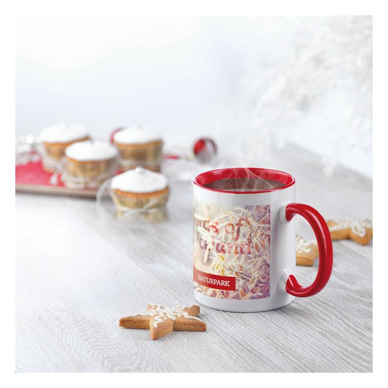 Cană colorată pentru sublimare SUBLIMCOLY Roșu