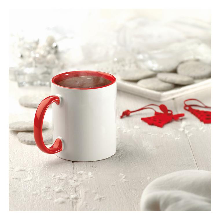 Cană colorată pentru sublimare SUBLIMCOLY Roșu