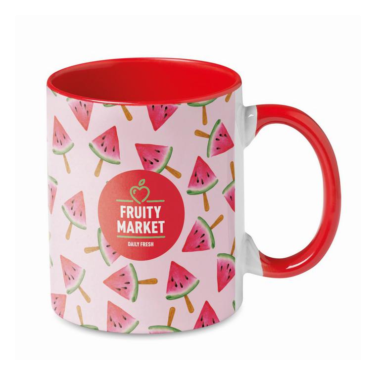 Cană colorată pentru sublimare SUBLIMCOLY Roșu