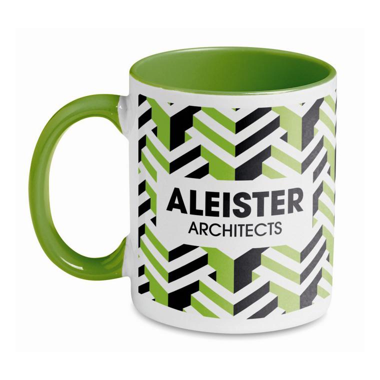 Cană colorată pentru sublimare SUBLIMCOLY Verde