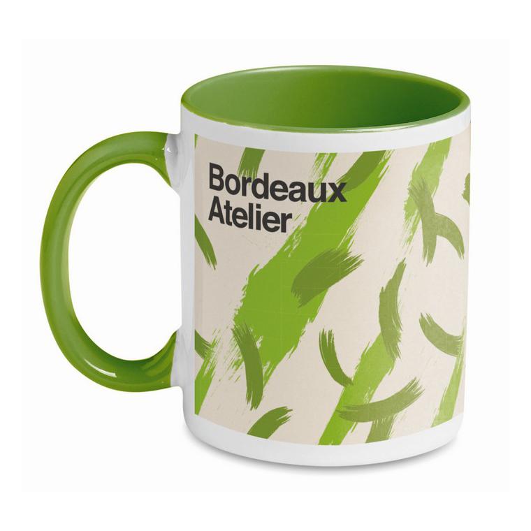 Cană colorată pentru sublimare SUBLIMCOLY Verde