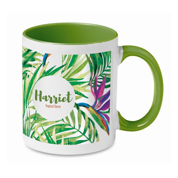 Cană colorată pentru sublimare SUBLIMCOLY Verde