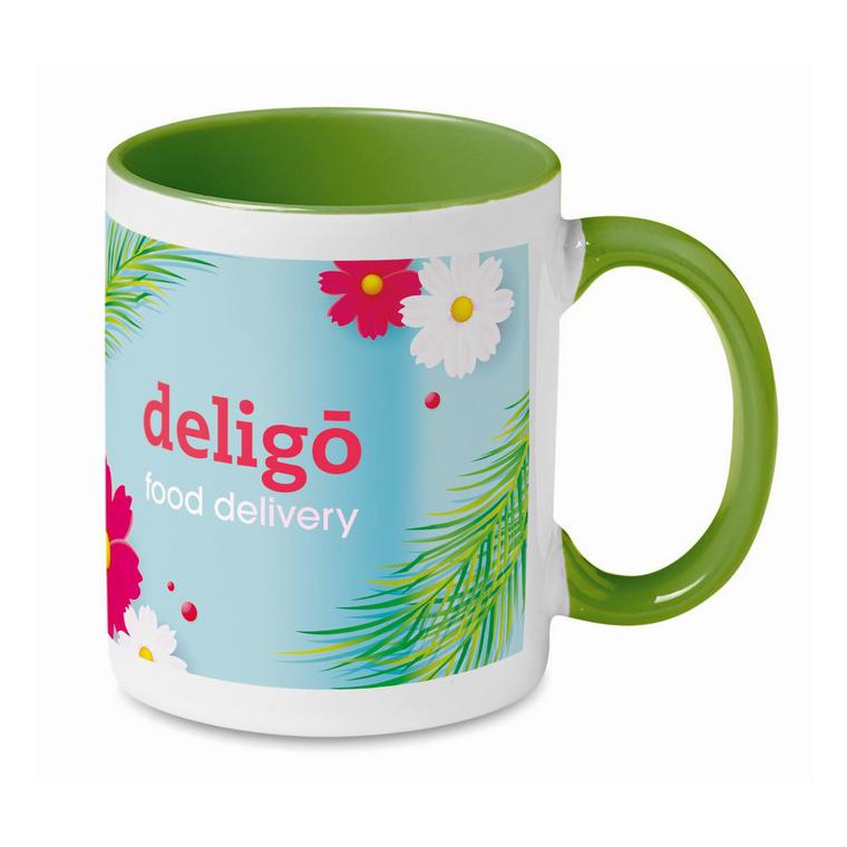 Cană colorată pentru sublimare SUBLIMCOLY Verde