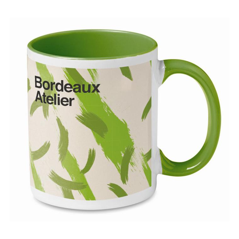 Cană colorată pentru sublimare SUBLIMCOLY Verde