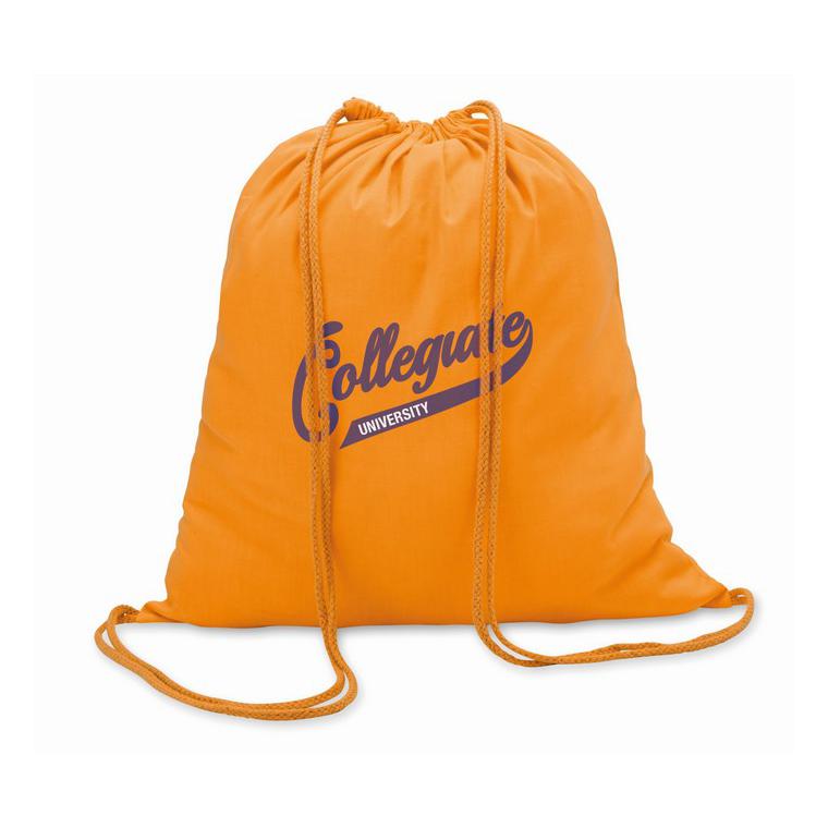 Rucsac din bumbac 100 gr/m² COLORED Portocaliu