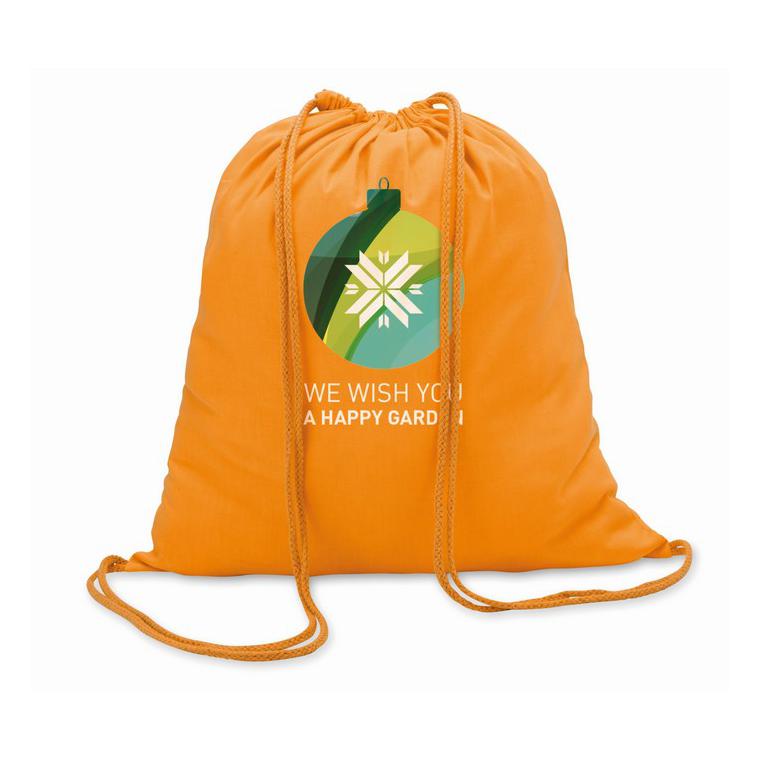 Rucsac din bumbac 100 gr/m² COLORED Portocaliu