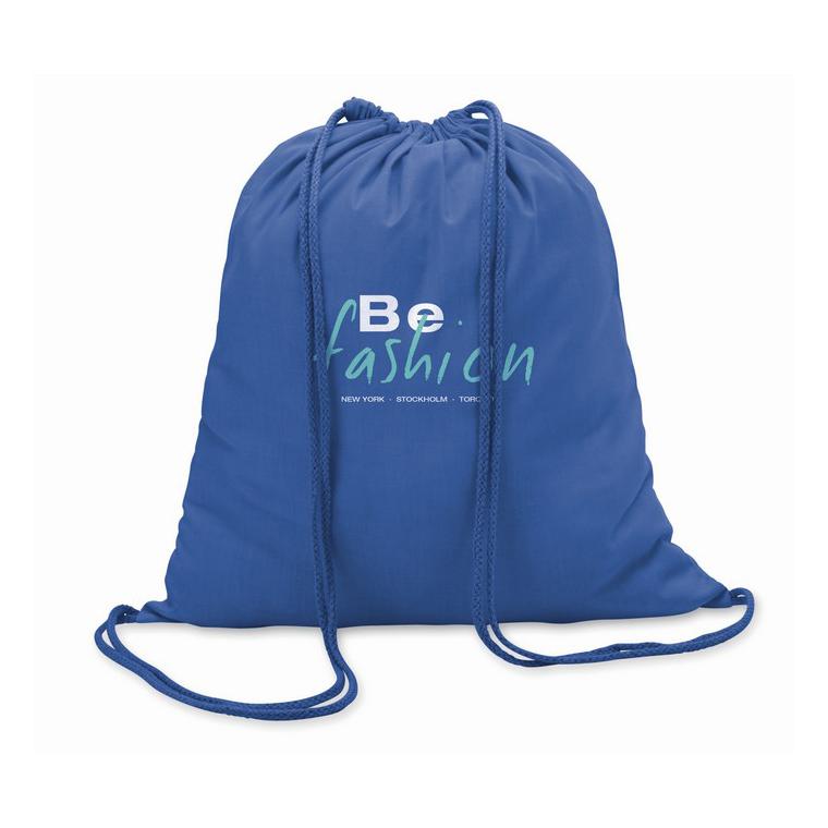 Rucsac din bumbac 100 gr/m² COLORED Albastru regal
