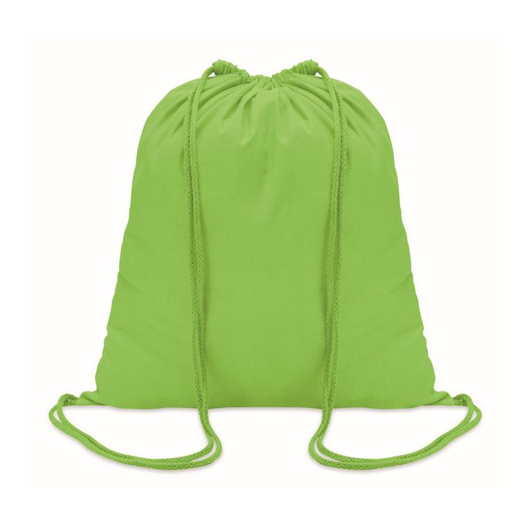 Rucsac din bumbac 100 gr/m² COLORED Lime