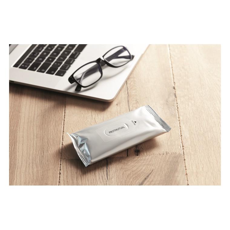 Şerveţele umede DELLEA Argintiu mat